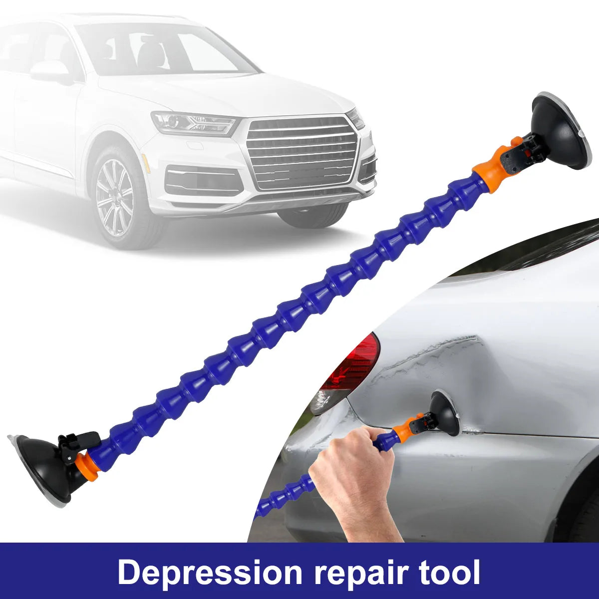 Car Dent Repair Tool Double Head Suction Cup Puller 18.5in Auto Dent Repair Tool Richie's