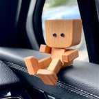 Handcrafted Wooden Rocking Figure – Car Dashboard Decor Gift Wooden Rocking Figurine Richie's A 1pc