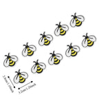 20pcs Embroidered Bee Iron-On Patches | Cotton Applique Set Embroidered Applique Patches Richie's