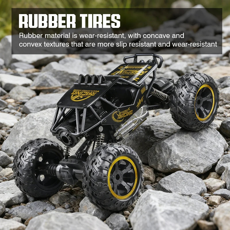2.4G RC Alloy Off-Road Climbing Car with Lights & Spray RC Off-Road Car Richie's