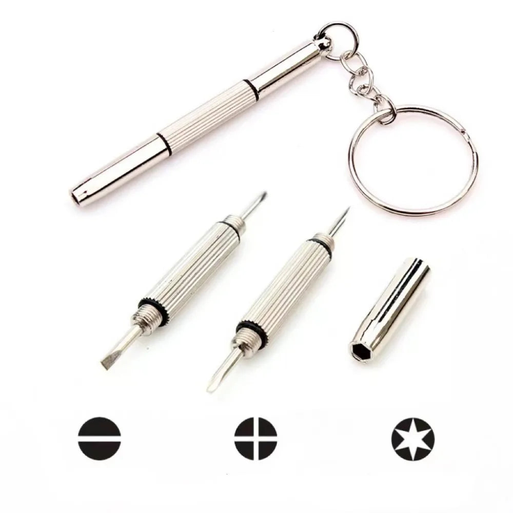 Precision Eyeglass & Watch Repair Screwdriver Kit + Keychain Precision Screwdriver Richie's