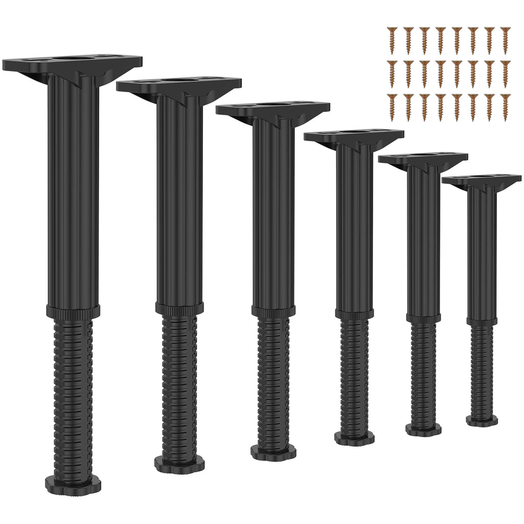 Adjustable Bed Center Support Legs 19–32cm | 6/4pcs Set Bed Support Legs Richie's Drilling19-32 6Pcs
