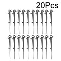 20Pcs Gutter Mesh Fixing Clips Hook & Stake – Weather Resistant Gutter Fixing Clips Richie's 20PCS