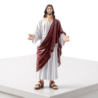 Jesus Open Arms Statue – Hand Painted Resin Christ Figurine Religious Figurine Richie's