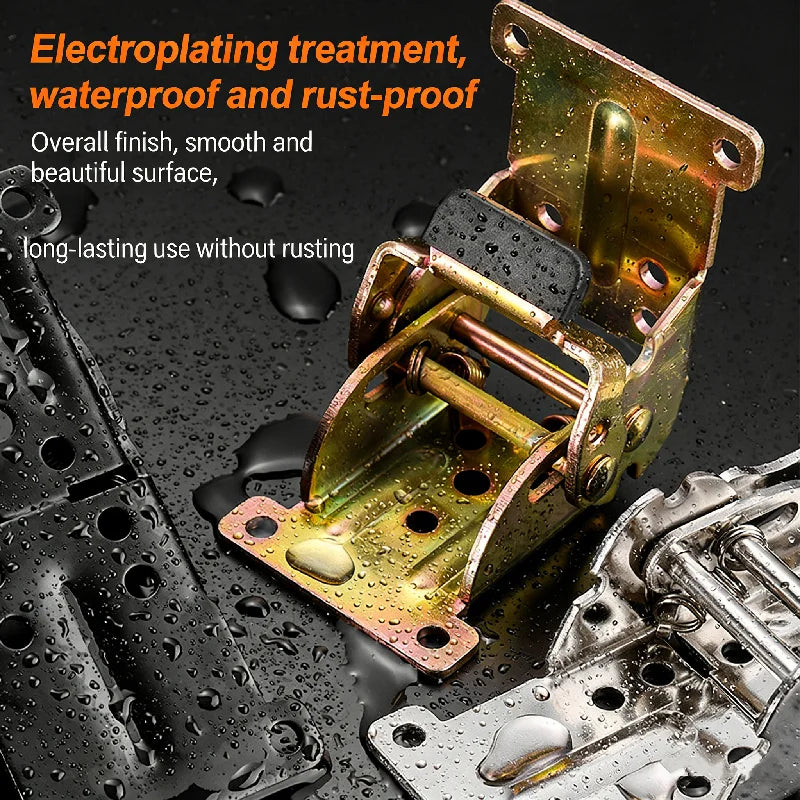 Heavy Duty Self-Locking Folding Hinge 0-180° Table Leg Bracket Folding Furniture Hinge Richie's