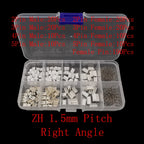 JST Connector Kit – Multi-Pitch Male & Female Housing Terminal Set Connector Terminal Kit Richie's ZH 1.5mm Right Angle