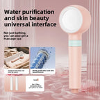Pressurized Handheld Shower Head with Purification Filter Handheld Shower Head Richie's powder