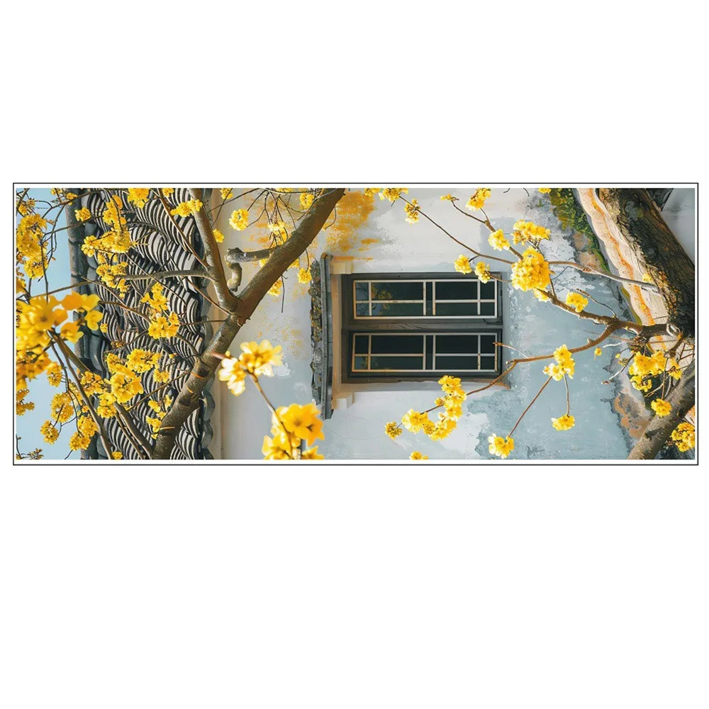Multicolor Floral Window Static Cling Sticker – PVC Glass Decal Window Static Decal Richie's 6