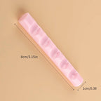 5-Slot Acrylic Nail Art Brush Holder & Gel Pen Organizer Nail Brush Organizer Richie's 1pc - pink