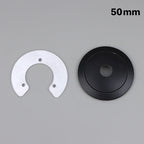 Aluminum Arc Cap Glass Globe Lampshade Holder – Flying Saucer Lampshade Holder Cap Richie's 50mm Black