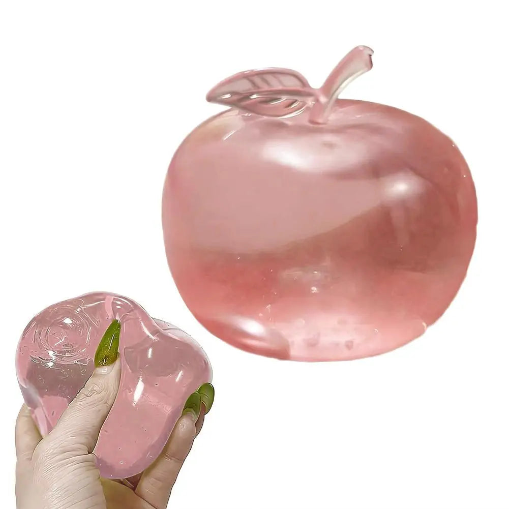 Green Apple Squishy Slow Rising Fidget Sensory Toy | Desk Gift Squishy Fidget Toy Richie's Pink