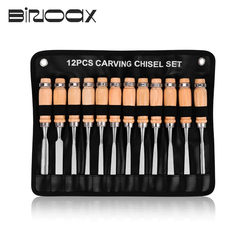12-Piece Wood Carving Chisel Set – Professional Woodworking Gouges Wood Carving Chisel Set Richie's