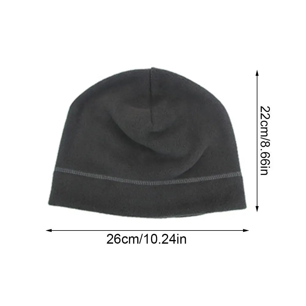Polar Fleece Beanie Cap – Windproof Winter Ski & Cycling Hat Fleece Beanie Cap Richie's