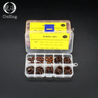 FKM O-Ring Kit 100pcs Fluorine Rubber Gasket Seal Assortment O-Ring Seal Kit Richie's