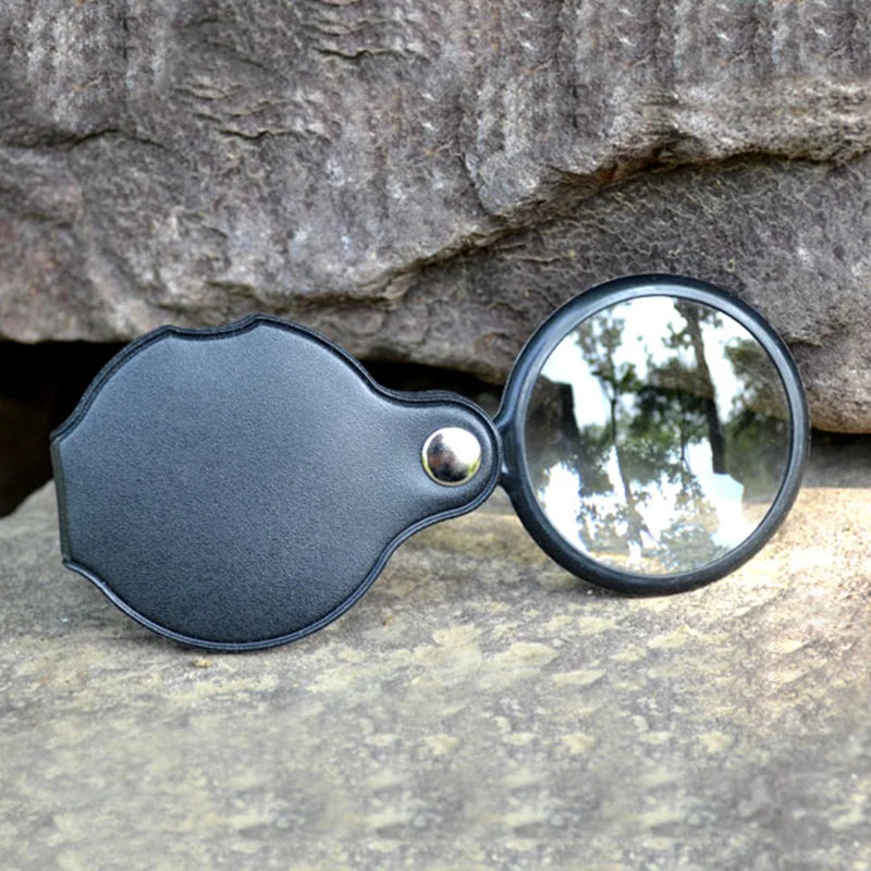8X Folding Pocket Magnifier – 50mm Optical Glass Loupe Folding Loupe Magnifier Richie's