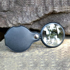 8X Folding Pocket Magnifier – 50mm Optical Glass Loupe Folding Loupe Magnifier Richie's