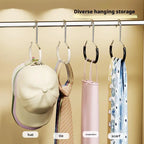 Round Hook Hangers for Hats Scarves Bags – Non-Slip Organizer Wardrobe Hook Hanger Richie's