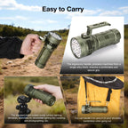 Astrolux MF09 26000LM LED Flashlight 600M Range + Cooling Fan High-Lumen LED Flashlight Richie's