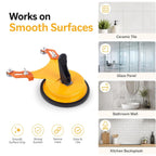 Suction Base Drill Guide – Metal Fixture for Glass & Tile Holes Drill Alignment Guide Richie's