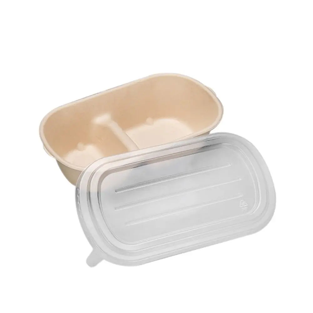 Eco-Friendly Disposable Paper Lunch Box 500–1000ml Takeout Disposable Food Container Richie's 1000ml double