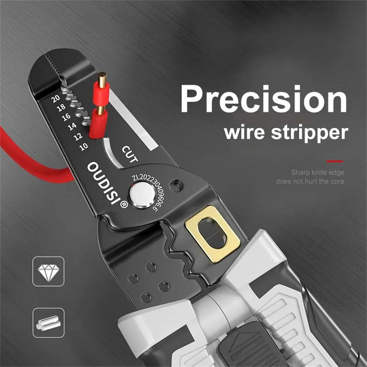 NJBLZQ Multifunctional Wire Stripping Pliers – Stainless Steel Wire Stripping Pliers Richie's