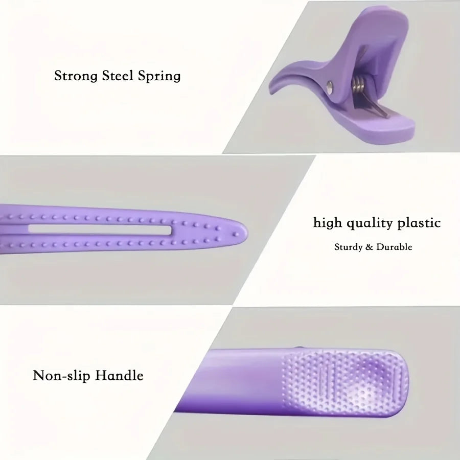 6-Pack Non-Slip Hair Sectioning Clips | Salon & Home Styling Hair Sectioning Clips Richie's