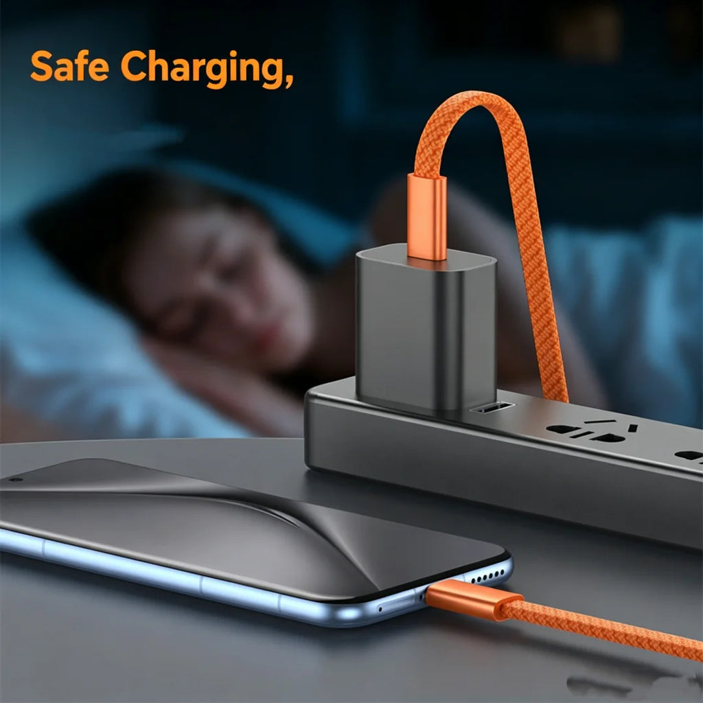 USB-C to USB-C Braided Cable 60W Fast Charging Data Sync USB-C Charging Cable Richie's