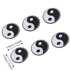 6pcs Yin Yang Iron On Embroidered Cotton Patches – DIY Sew On Embroidered Iron-On Patch Richie's