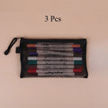 3-Pack Mesh Organizer Bags – Travel, Cosmetic & Pencil Pouch Mesh Organizer Pouch Richie's Bags 3 Pcs