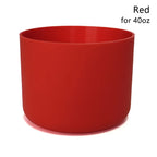 Anti-Slip Silicone Bottle Boot Sleeve – 24oz 32oz 40oz Bottle Boot Sleeve Richie's red for 40oz