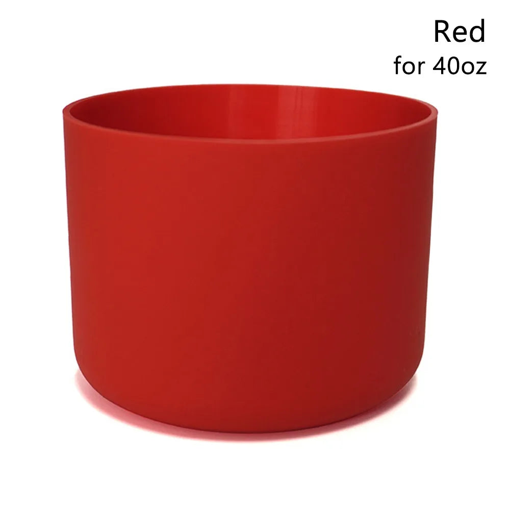 Anti-Slip Silicone Bottle Boot Sleeve – 24oz 32oz 40oz Bottle Boot Sleeve Richie's red for 40oz