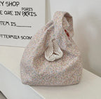 Floral Wrist Bag Women Tote Shoulder Handbag Korean Style Tote Shoulder Bag Richie's flower