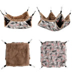 Double-Layer Plush Hammock Nest for Hamsters & Small Pets Small Pet Hammock Richie's