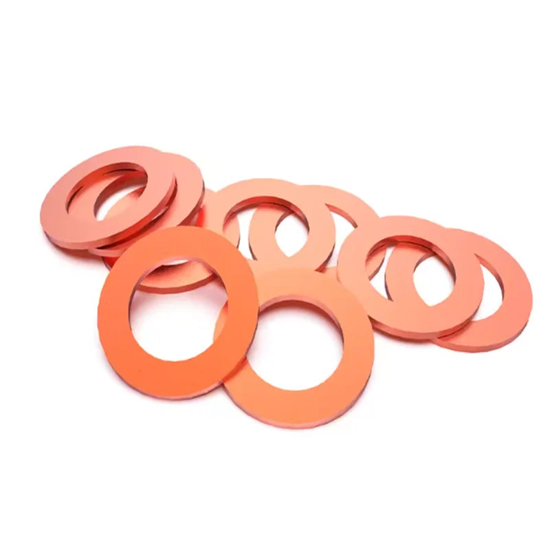 10Pcs DIN7603 Copper Sealing Washers M4–M10 Flat Crush Seal Ring Copper Sealing Washers Richie's