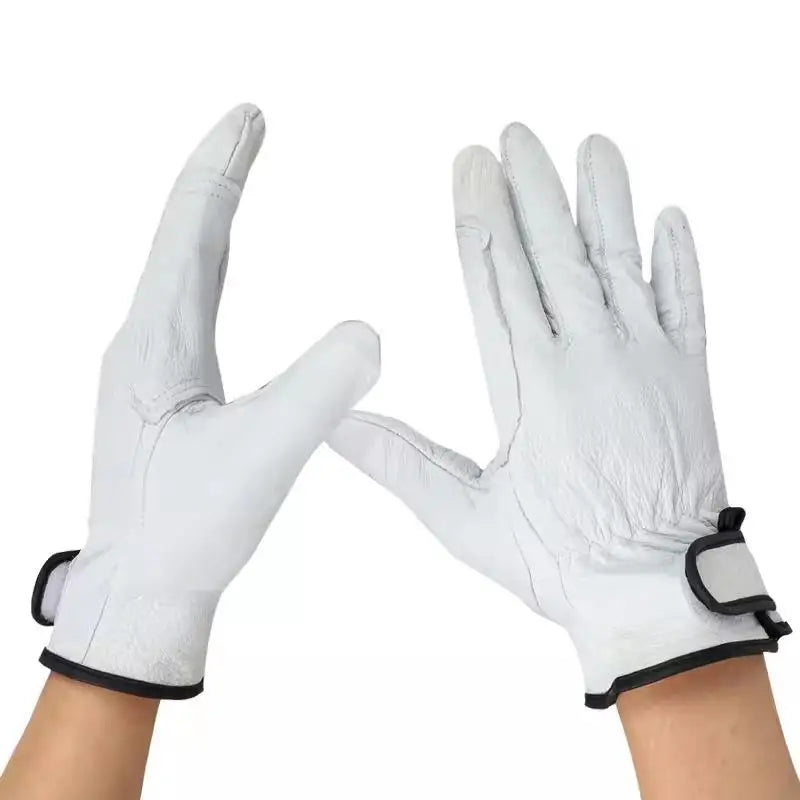 Sheepskin Leather Welding Gloves – Heavy Duty Work Protection Leather Work Gloves Richie's