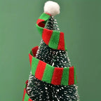 Mini Christmas Scarves – Red & Green Snowflake Holiday Decor Christmas Decor Scarves Richie's