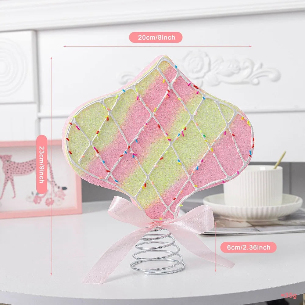 Candy Themed Christmas Tree Topper – Foam Lollipop & Star Christmas Tree Topper Richie's Style7