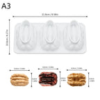 3-Cavity Peanut Walnut Silicone Cake Mold – Food Grade Bakeware Silicone Baking Mold Richie's A3