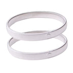 Elastic Shirt Sleeve Holders Metal Armbands – 1 or 2 Pack Sleeve Holder Armband Richie's Silvery-2Pcs