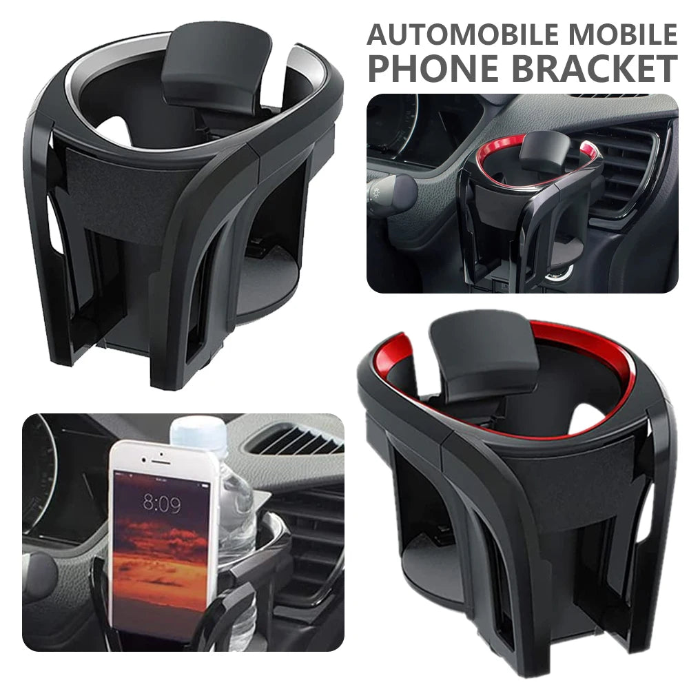 2-in-1 Car Air Vent Cup Holder & Phone Mount – Universal Car Vent Cup Holder Richie's