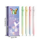 Butterfly Fidget Gel Pen Set 4 Pcs – Aesthetic Rotatable Top Fidget Gel Pen Set Richie's