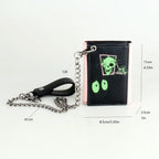 Anime Trifold Luminous Chain Wallet – Unisex Card Holder Trifold Wallet Richie's