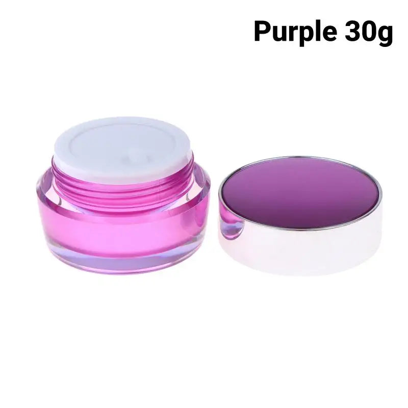 Empty Acrylic Cosmetic Cream Jars 5g–30g | Travel Containers Cosmetic Cream Jar Richie's 30g Purple