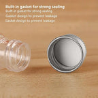 Clear Plastic Bottles with Aluminum Cap – 5ml to 500ml Cosmetic Storage Bottles Richie's