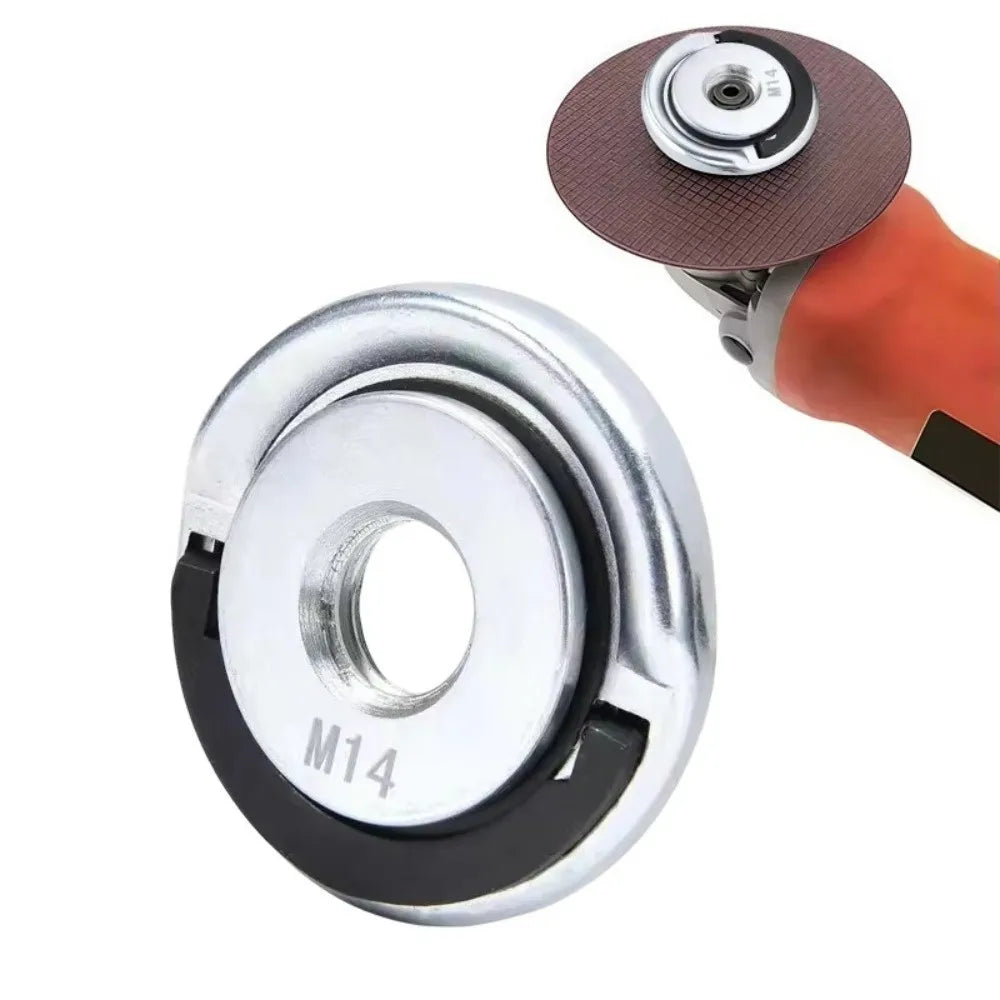 M10 M14 5/8-11 Auto-Locking Flange Nut Grinder Chuck Tool Grinder Flange Nut Richie's