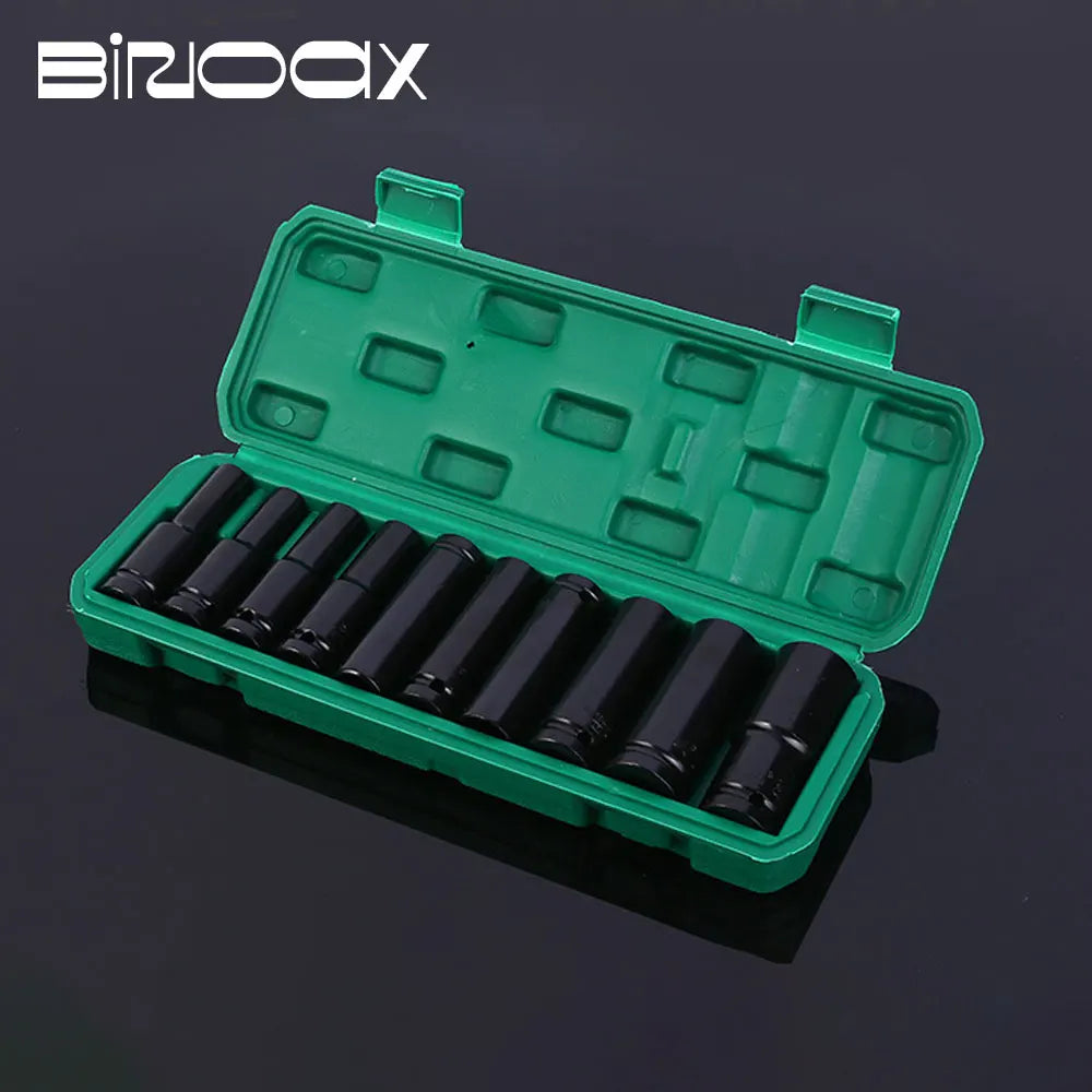 10pc 1/2" Drive Metric Deep Impact Socket Set | Pneumatic Impact Socket Set Richie's