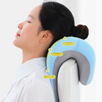 Memory Foam Nap Pillow – Ergonomic Neck Support Desk & Travel Memory Foam Pillow Richie's