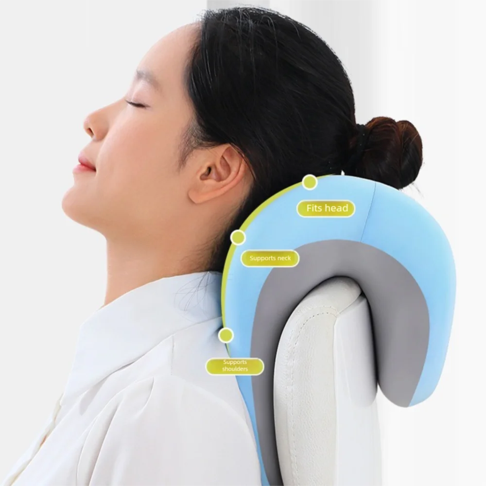 Memory Foam Nap Pillow – Ergonomic Neck Support Desk & Travel Memory Foam Pillow Richie's