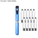 Magic Tattoo Pen Kit with Cartridges & Sterile Bottles | Pro Set Tattoo Pen Kit Richie's 1Set-Dark blue
