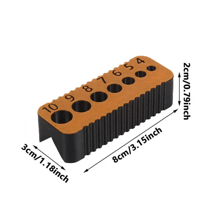 Precision Drill Guide Jig Block for 4–10mm Drill Bits | DIY Tool Drill Guide Jig Richie's